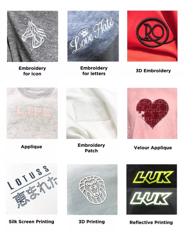 Custom embroidery